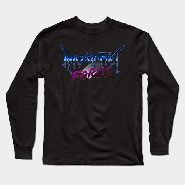 RazörFist Force (Chrome) Long Sleeve T-Shirt by RazorFist